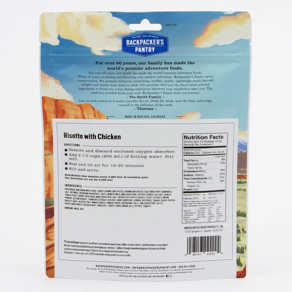Backpacker's Pantry Risotto With Chicken - Image 2