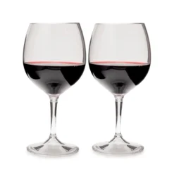 GSI Outdoors Nesting Red Wine Glass Set