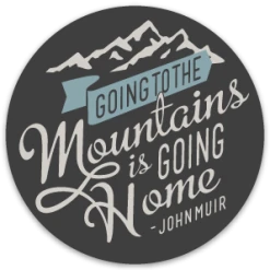 Landmark Project Going To The Mountains Sticker