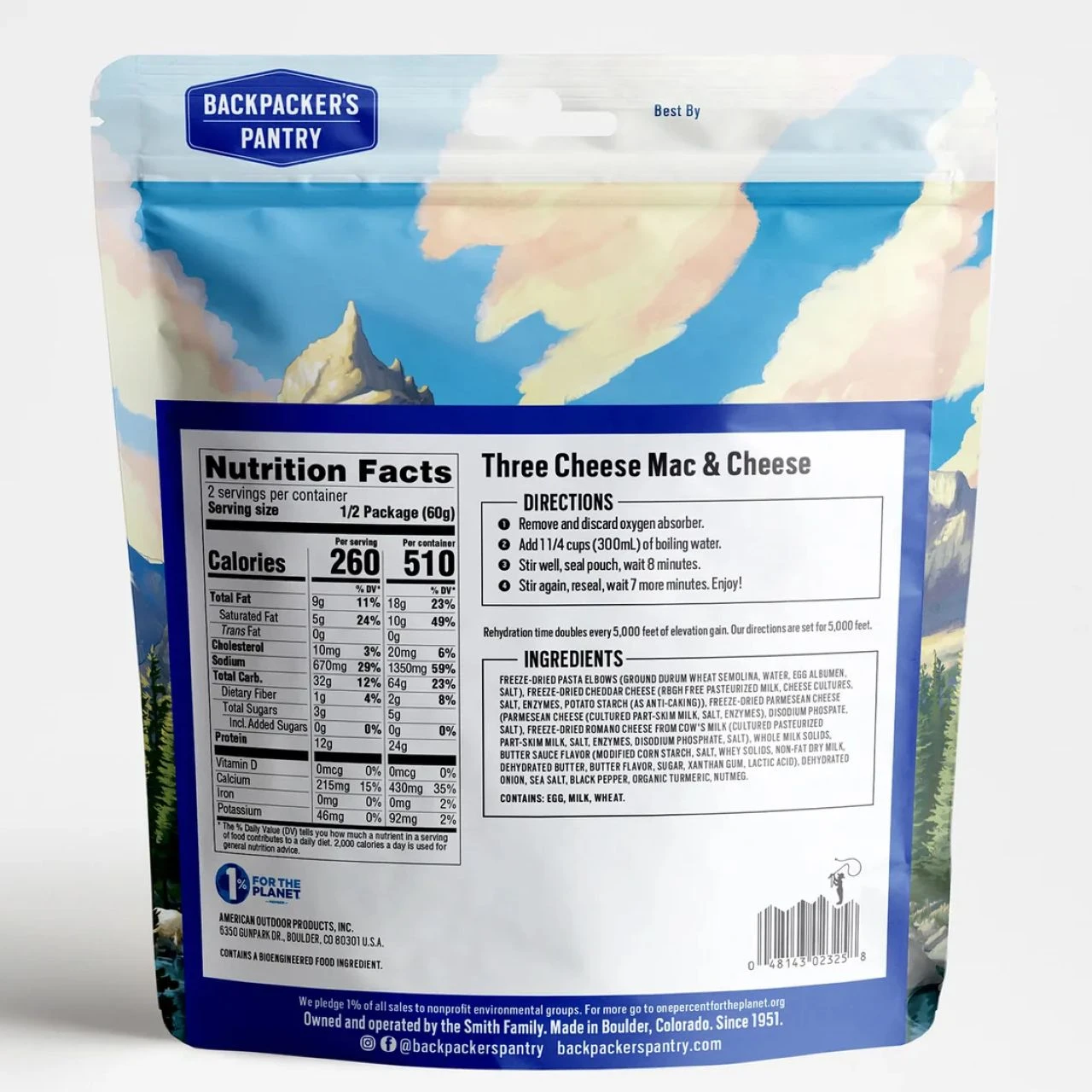 Backpacker's Pantry Three Cheese Mac & Cheese - Image 2