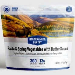Backpacker's Pantry Pasta & Spring Vegetables With Butter Sauce - 1 Serving