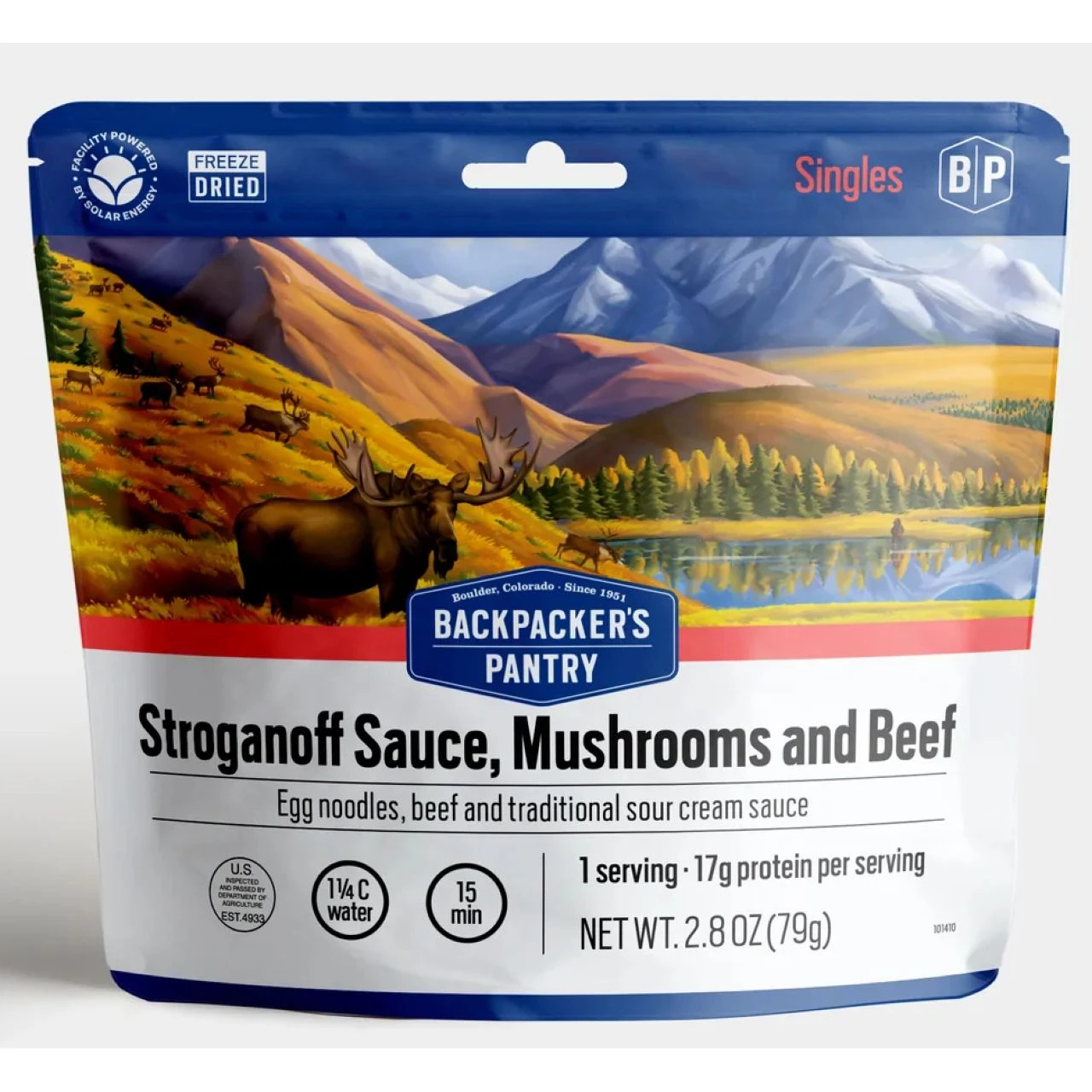 Backpacker's Pantry Stroganoff Sauce, Mushrooms And Beef - 1 Serving