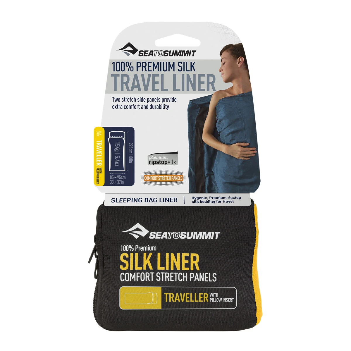 Sea To Summit Silk Travel Liner - Traveller W/ Pillowcase - Image 3