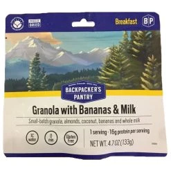Backpacker's Pantry Granola With Bananas And Milk - 1 Serving