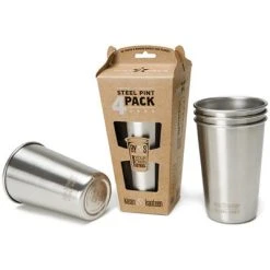 Klean Kanteen Steel Pint 16 Oz - 4 Pack