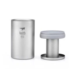Keith Titanium Office Mug With Tea Infuser