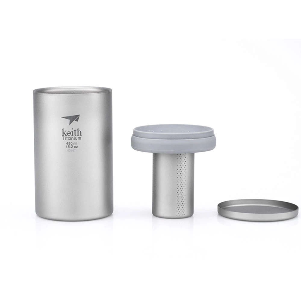 Keith Titanium Office Mug With Tea Infuser - Image 2