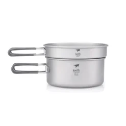 Keith 2-Piece Titanium Pot And Pan Cook Set