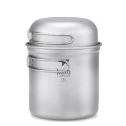 Keith 2-Piece Titanium Pot And Bowl Set