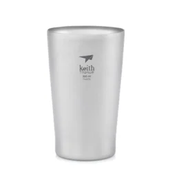 Keith Double-Wall Titanium Beer Cup